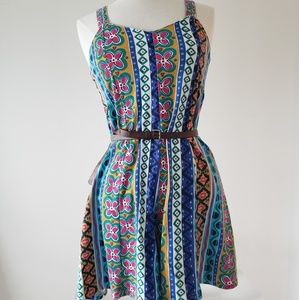 Vintage patterned romper size medium